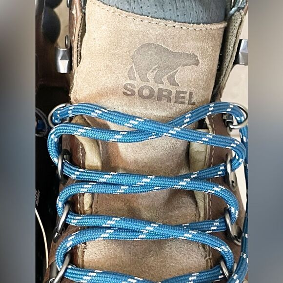 SOREL Madison hiking camp boots waterproof leather boots. NWT M 7.5/W9.5 main image 12